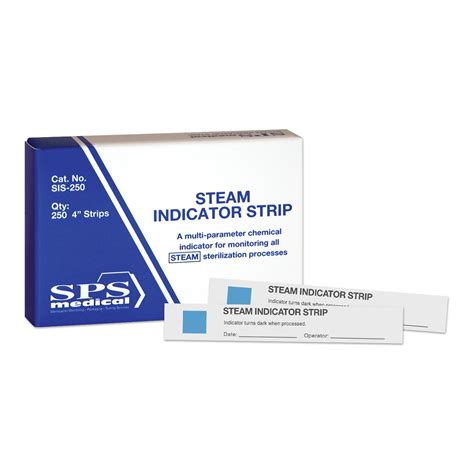 Spsmedical Sterilization Chemical Indicator Strip Steam 4 Inch Suprememed