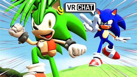 Sonic And Manic Trade Bodies In Vr Chat Youtube