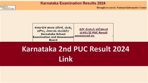 2nd PUC Result 2024 Karnataka Board DECLARED Karresults Nic In Get