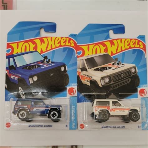Jual Hot Wheels A23 NISSAN PATROL CUSTOM Putih White Jeep Double Cabin Hw J Imports Shopee