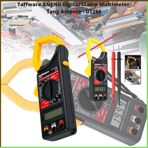 Cod Taffware Aneng Digital Clamp Multimeter Tang Ampere Dt Alat