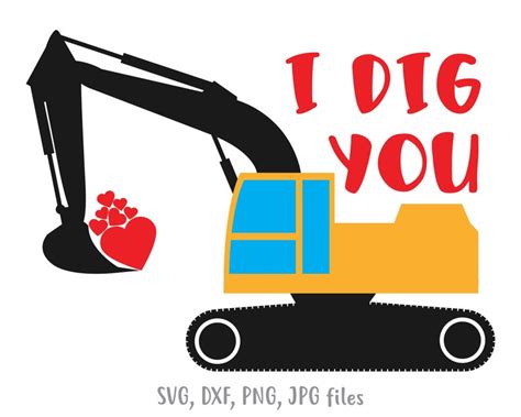 Excavator Clipart Valentine Excavator Valentine Transparent FREE For