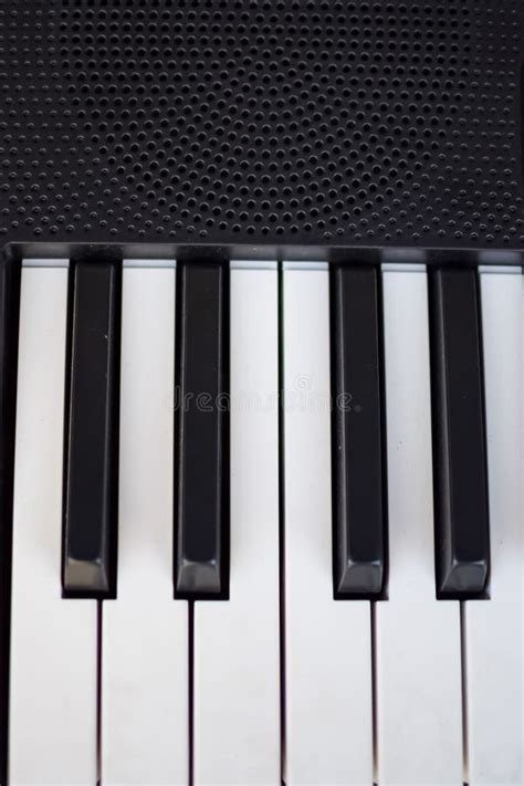 Close Up Of Piano Keys Piano Black And White Keys And Piano Keyboard Musical Instrument Placed