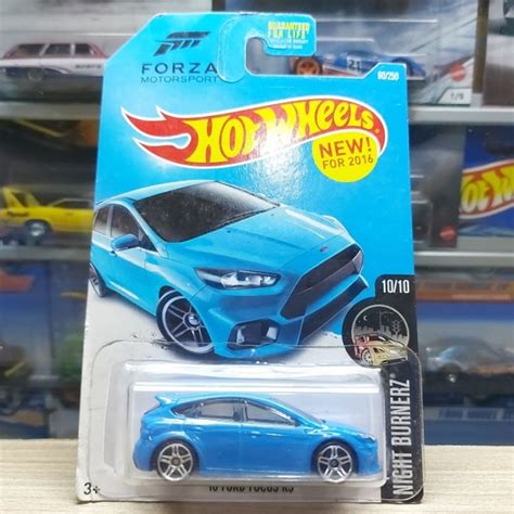 Hot WHEELS 16 FORD FOCUS RS BLUE NOT MINT BLISTER Bad US CARD Deed Shopee Singapore