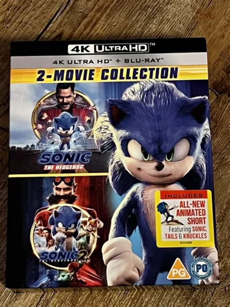 SONIC THE HEDGEHOG 2 Movie Collection 4K Ultra HD Blu Ray Box Set