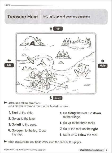 Worksheets On Cardinal Directions