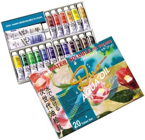 Amazon Holbein Duo Aqua Water Soluble Oil Color Studio Set Of