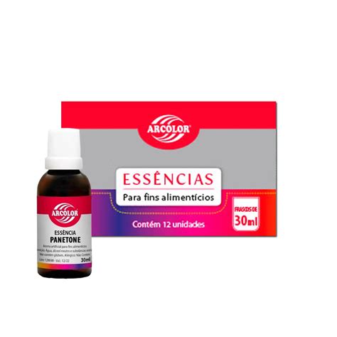 Ess Ncia De Panetone Ml Arcolor Caixa C Unidades