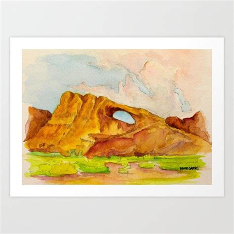 Art Print Arches National Park By Bruce Grant X Small Society6