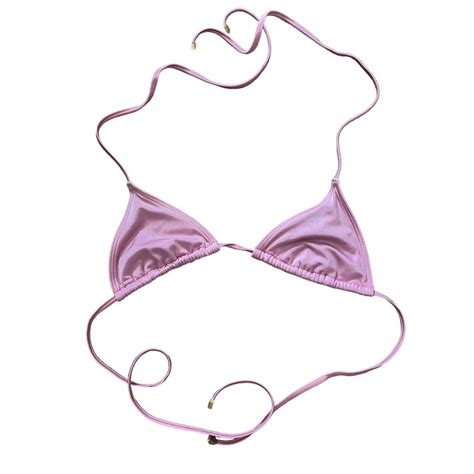 Is This Pink Shiny Victorias Secret Bikini Top Is Depop