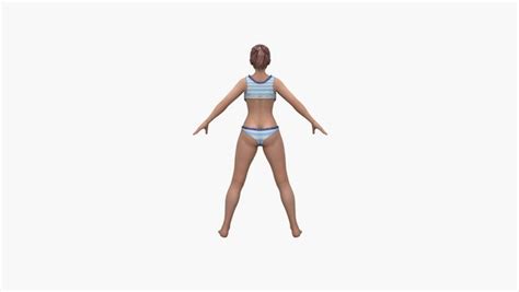 Modelo 3d Bikini Honoka TurboSquid 2076110