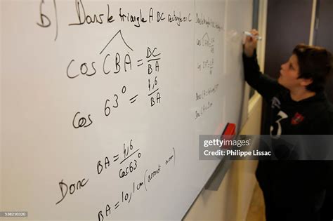 Secondary School Maths Class High Res Stock Photo Getty Images