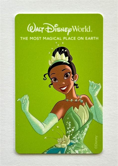 Walt Disney Princess Tianna Gift Card Disney World For Sale Justdisney