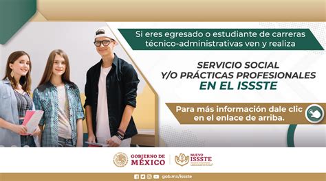 ISSSTE on Twitter Deseas realizar prácticas profesionales o servicio