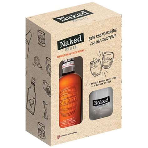 Whisky Naked Malt Cu Pahare L EMAG Ro
