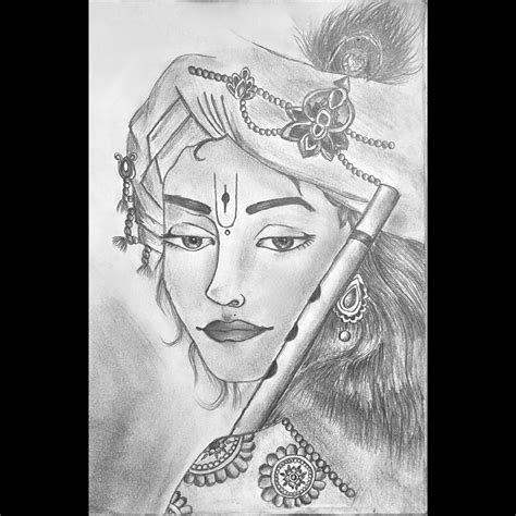 Krishna Drawing Pencil Krishna Drawing Pencil Easy Krishna Drawing