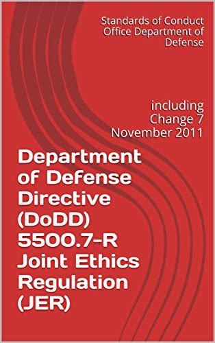 Dod 55007 R Joint Ethics Regulation Jer