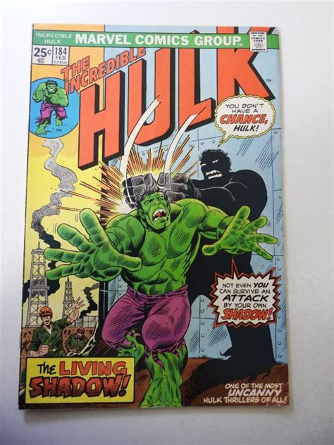 The Incredible Hulk 184 1975 VG FN Condition MVS Intact Comic