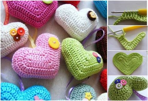 Free Crochet 3d Heart Pattern Learn To Crochet Hearts