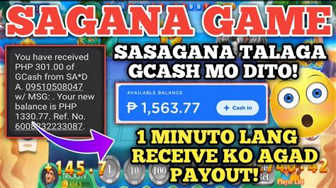 NEW RELEASE APP SAGANA GAME KUMITA AGAD AKO NG 400 PESOS WITH PROOF OF