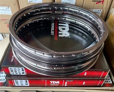 Jual Velg Tdr W Shape 1 Set 160 185 Ring 17 Titanium Grey Di Lapak