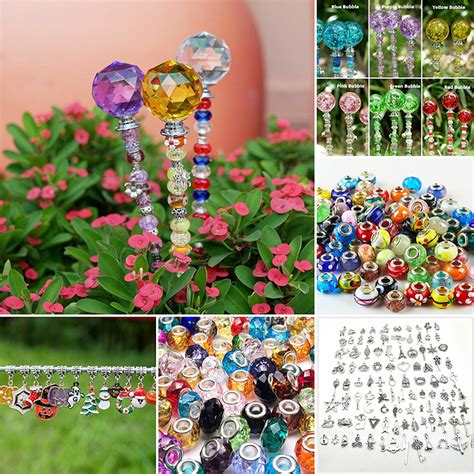 DIY Beaded Garden Fairy Stakes Rose Fairy Flower Fairy Handmade