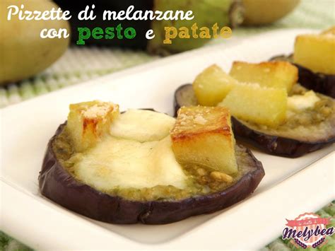 Pizzette Di Melanzane Con Pesto E Patate Le Ricette Di Melybea