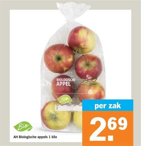 AH Biologische Appels 1 Kilo Aanbieding Bij Albert Heijn 1Folders Nl