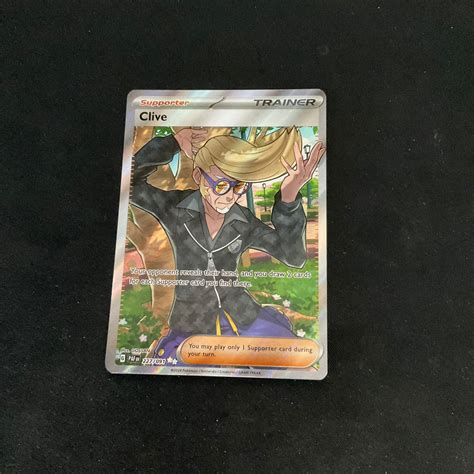 Pokemon Trading Card Game TCG Clive 227 091 Illustration Rare