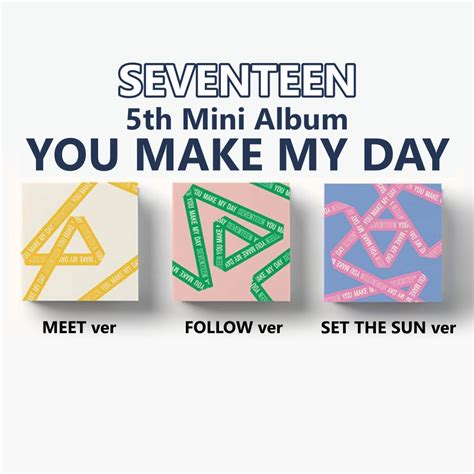 Seventeen Th Mini Album You Make My Day Reissue Shopee Malaysia