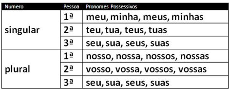 Face Letras Os Pronomes Possessivos Da L Ngua Portuguesa The