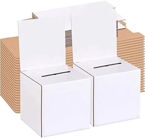 Zzhxkjhky 20 Pack Raffle Boxes Raffle Ticket Box Ballot