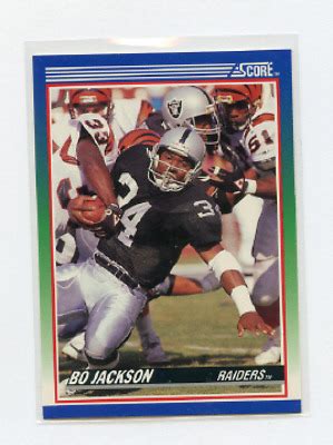 1990 SCORE # 10 BO JACKSON , RAIDERS | eBay