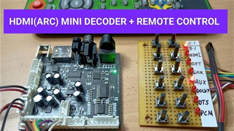 Hdmiarc Mini Decoder 51 Youtube