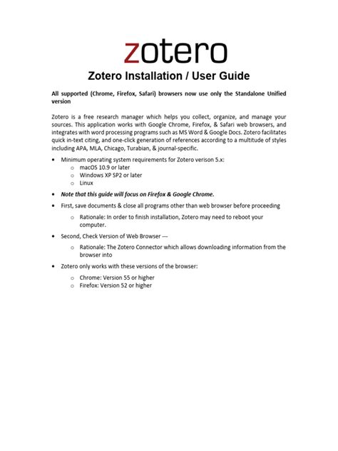 Zotero User Guide - 2018 | PDF | Microsoft Windows | Computer Science