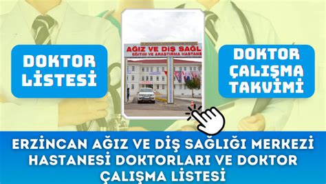 Erzincan A Z Ve Di Sa L Merkezi Hastanesi Doktorlar Ve Doktor