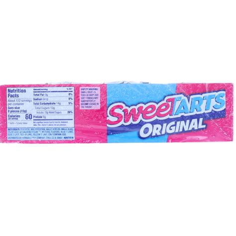 Wonka Sweetarts Original Chewy Candy Rolls Pack Of 36 18oz Each