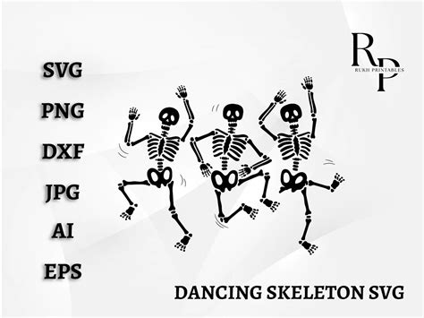 Dancing Skeleton Svg Skeleton Svg Bundle Human Skeleton Svg Skeleton ...