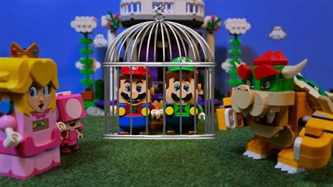 Can Lego Peach And Toadette Save Lego Mario And Luigi From Bowser S