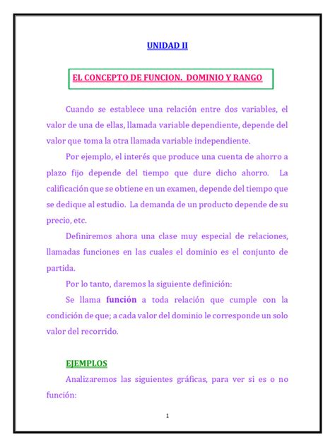 FUNCIONES | PDF | Variable (Matemáticas) | Función (Matemáticas) 