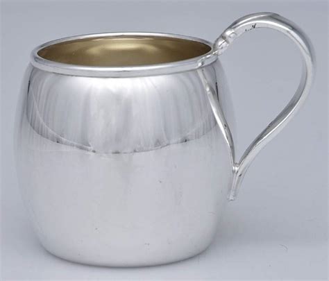 Flair Silverplate Hollowware Silverplate Baby Cup By International