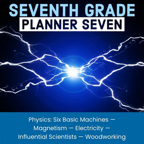 Seventh Grade Planner Seven Physics Machines Influential Scientists