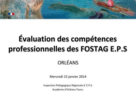 PPT Évaluation des compétences professionnelles des FOSTAG E P S