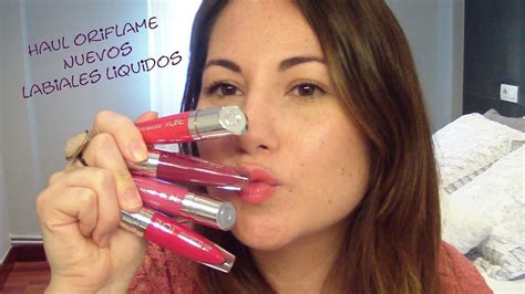 Haul Pedido Oriflame Nuevos Labiales Liquidos Youtube