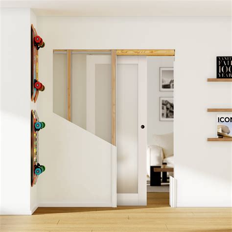 Pocket Door with Frame & Soft Close Hardware Kit | Ark Design