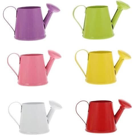 Arrosoir Mini Bouilloire Décor TRAHOO Couleurs Assortiesx4pcs