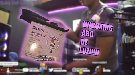 UNBOXING ARO DE LUZ YouTube