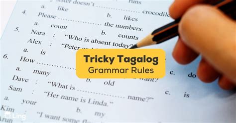 #1 Best Guide To Tricky Tagalog Grammar Rules - ling-app.com