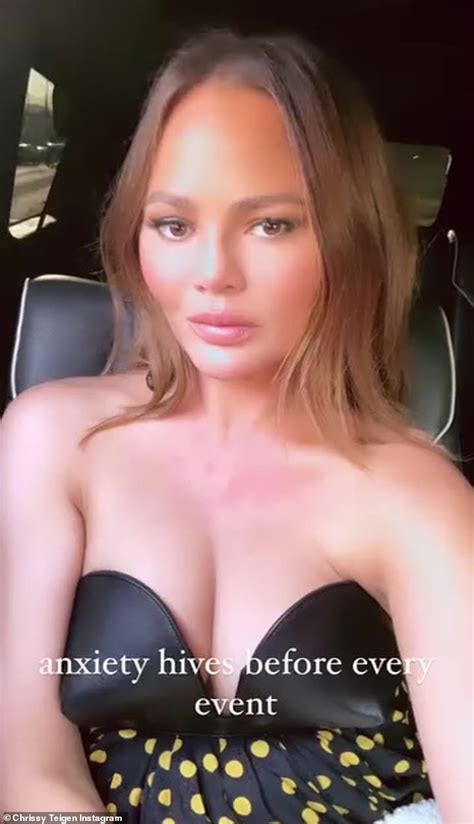 Chrissy Teigen Puts On Leggy Display In Sexy Polka Dot Dress As She And