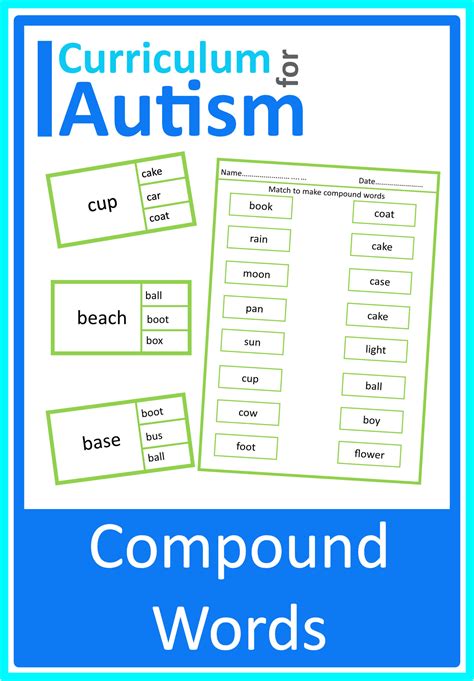 Compound Words Worksheets Cut And Paste